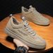 European Warm Series Martin Spring Canvas High-top Work Boots Men's Safety Summer Yellow Desert Hiking Sports Trendy Shoes_vogvips.com