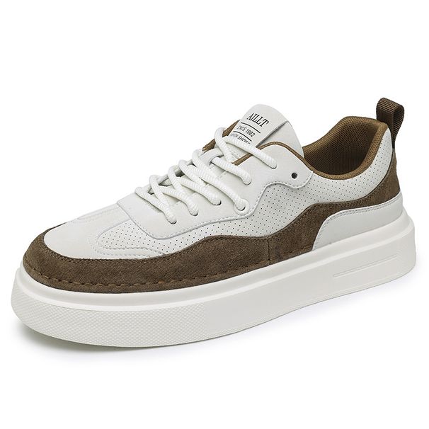 2025 Korean Edition Fashion Men's Casual Shoes Urban Design Slim Fit Low Top Sneakers Breathable Mesh For Streetwear_vogvips.com