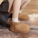 Big Head Snow Cotton Shoes 2025 New Winter Plush Northeast Outdoor Thick Bottom Anti slip Warm Short Boots_vogvips.com