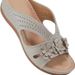 Summer New Style Women's Plus Size Wedge Sandals Open Toe Floral Strappy European American Design_vogvips.com