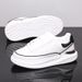 Men's Shoes White Sneakers Genuine Leather Platform Shoes With Hidden Wedge Heels Trendy Dad Shoes For Couples_vogvips.com