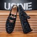 SHLIANG Four Seasons Men's Casual Loafers Big Size Non Slip Soft British Style Fashion Slip On Shoes Flat Driving Shoes For Male X0069_vogvips.com