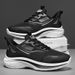 Men's Breathable Mesh Running Shoes Lightweight Comfortable Sneakers For Walking Gym Workout Casual Wear_vogvips.com