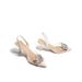 Women's Shoes PVC Transparent Square Buckle Backless Sandals For Women With Stiletto Heels, Closed Toe, Elegant Pointed Toe, High Heeled Fashion Shoes_vogvips.com