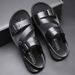Men's Summer Fashion Comfortable Beach Shoes Dual-Wear Slip-On Soft Bottom Anti-Slip Trendy Sandals-HX2024_vogvips.com