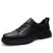 Thickness Men's Shoes Martin Small Leather Shoes Tooling Shoes Low-top Four Casual Shoes Men_vogvips.com
