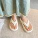 2025 Ultra Comfortable Women's Summer Flip-Flops, New Thick-Soled Non-Slip Beach Sandals With Toe Post, Platform Sole_vogvips.com