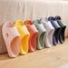 Slippers Women For Men At Home, Couple Cool Indoor One Line Slippers, Bathroom, Shower Slippers_vogvips.com