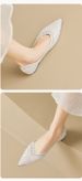 Rhinestone Single Shoes Female Flat Autumn With Skirt One Pedal Fairy Wind Beanie Shoes Large Size_vogvips.com
