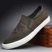 New Autumn Casual Canvas Sneakers Loafers Walking Men Shoes Slip-On Sweat-Absorbant Breathable Men Shoes Zapatos De Hombre_vogvips.com