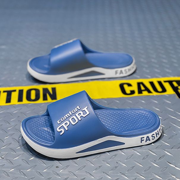 New Fashionable Men's Sandals Summer Indoor Home Non-slip Comfortable Shower Slippers Leisure Walking Seaside Beach Flat_vogvips.com