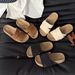 Women's Summer Platform Sandals Slip on Beach Shoes Soft Sole Comfortable Strappy Casual Design New 2026 Style_vogvips.com