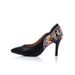 High Single Embroidered Shoes, Soft Leather Temperament, Fine Heels, Ladies' Spring And Summer Embroidery Pointed Toe_vogvips.com