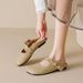 993-12 French-style Flat Slip-on Lazy Mules Women, Mary Jane Sandals For Outdoor Wear_vogvips.com