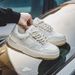 Shoes Men's Paris Style Platform Sneakers High Street Retro Workwear Style Chubby Height Increasing Bread Shoes_vogvips.com