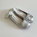 Lancui Ballet Style Silver Round Toe Cute Little Single Super Soft Slip-On Comfortable Grandma Flat Leather Shoes_vogvips.com