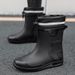 Waterproof Mouth Tube Rain Boots Size 40-44_vogvips.com