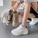 Daddy Shoes Female Students Platform Sports Increase Running Casual Shoes Tide_vogvips.com