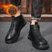 European Warm Series Beijiang Wolf High-Top Men's Shoes New Autumn Slip-On Work Martin Boots Men Thick-Soled Non-Slip Casual Leather_vogvips.com