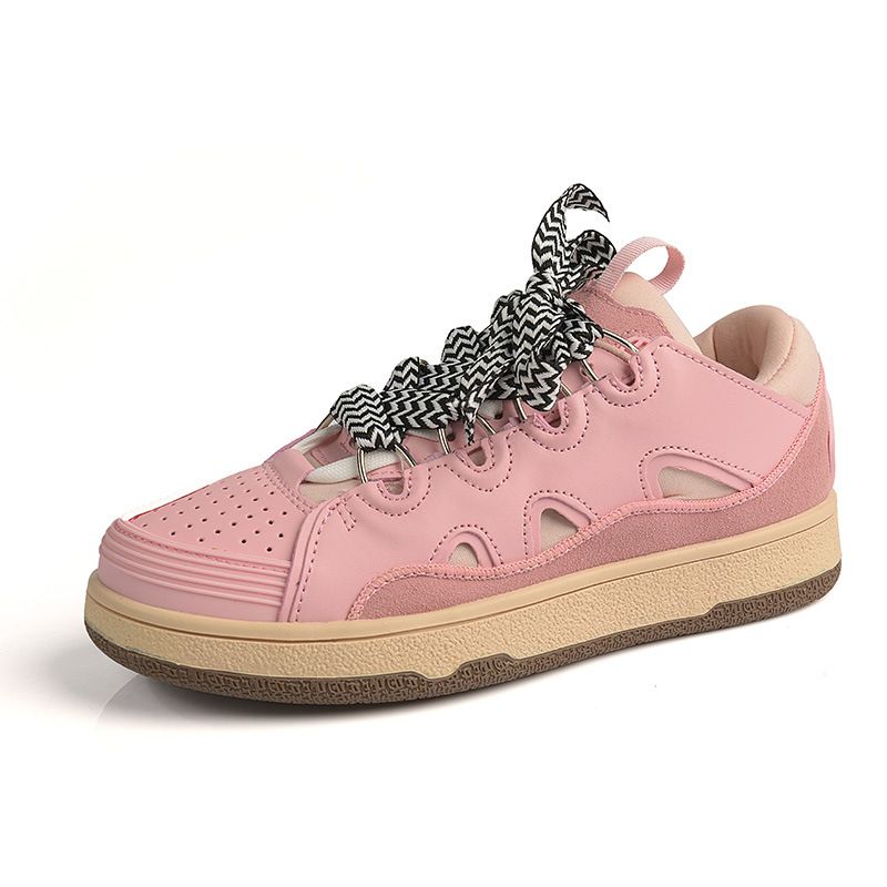 Men’s Shoes New Summer And Autumn German Training Shoes Youth Couple Style Harajuku Lace Up Round Toed Bread Shoes Thick Soled Casual Men's Shoes_vogvips.com