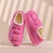 Autumn And Winter Men And Women Cotton Slippers Bear Simple Fashion Home Warm Couple Dormitory Fluffy Warm Cotton Slippers_vogvips.com