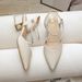Plus Size W's Shoes 41-43 Summer Sandals Wide Feet And Instep 2024 New Style Closed Toe Chunky Heel High Heels For_vogvips.com