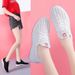 Old Beijing Cloth Lightweight Breathable Korean Style Mesh Women's Square Dance Shoes Spring Summer Fashion Mom Sneakers_vogvips.com