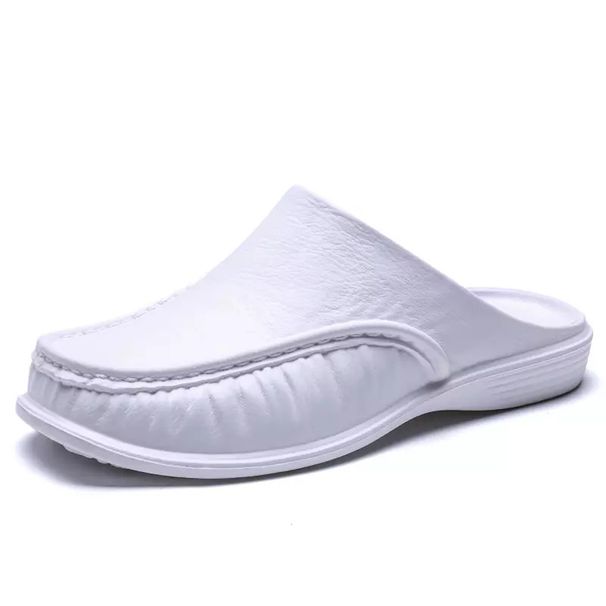 New Plus Size Sandals Summer Indoor And Outdoor Wear, Home Decor For Men, Fashionable Soft Soled Semi Slippers_vogvips.com