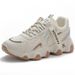 Dad Shoes Women's Platform Mesh Heightening Little White Shoes Casual Breathable Student Sports Shoes_vogvips.com