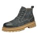 Men's Outdoor Martin Boots High-top Non-slip Thick-soled Tooling Boots Retro Large-size Boots Men's Shoes_vogvips.com