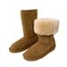 5815 Sheepskin Integrated Snow For Women Winter Warm Long Boots Thickened Wool Women's Tube High Top Cotton Shoes_vogvips.com