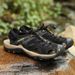 Men's Casual Beach Shoes, Open-Toe Leather Outdoor Hiking And Creek Sandals, Large Size 47-48_vogvips.com
