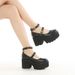 Cross-border Mary Jane Leather Shoes For Women, 2022 Spring New Model, Buckle Design, British Style, Retro Thick-soled_vogvips.com