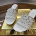 In Stock 2025 Summer New Butterfly Flower Rhinestone Satin Chunky Heel Original Shiny SiL Ver Genuine Leather Sole_vogvips.com