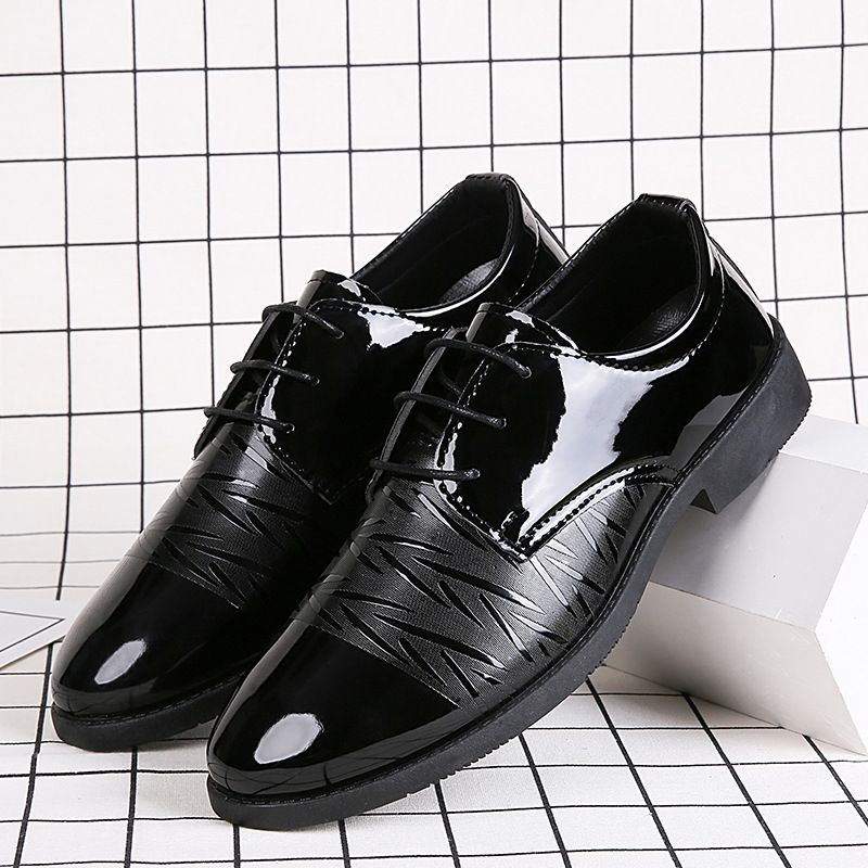 Men’s Shoes Men's Leather Shoes Business Formal Leather Shoes British Korean Style Casual Men's Leather Shoes Youth All Match Men's Leather Shoes_vogvips.com