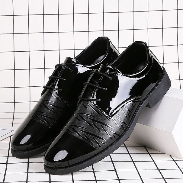 Men’s Shoes Men's Leather Shoes Business Formal Leather Shoes British Korean Style Casual Men's Leather Shoes Youth All Match Men's Leather Shoes_vogvips.com