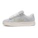 Gebbas Suede Low-Top Sneakers: Soft Pastel Hues (Gray/Pink) For Daily Casual Style_vogvips.com