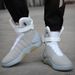 2022 Classic High-end Shoe King USB Charging Luminous Casual Light Shoes Back To The Future MAG Men's Boots_vogvips.com