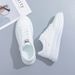 White Sneakers For Women 2025 New Spring/Summer Thick Sole Ins Style Versatile Niche Student Sports Casual Shoes_vogvips.com