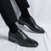 Summer New Fashion Formal Business Casual British Style Flat Leather Men's Shoes_vogvips.com