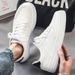 2025 Summer Men's Breathable For Male Students Versatile White Thick Soled Sports And Leisure Board Trendy Shoes_vogvips.com