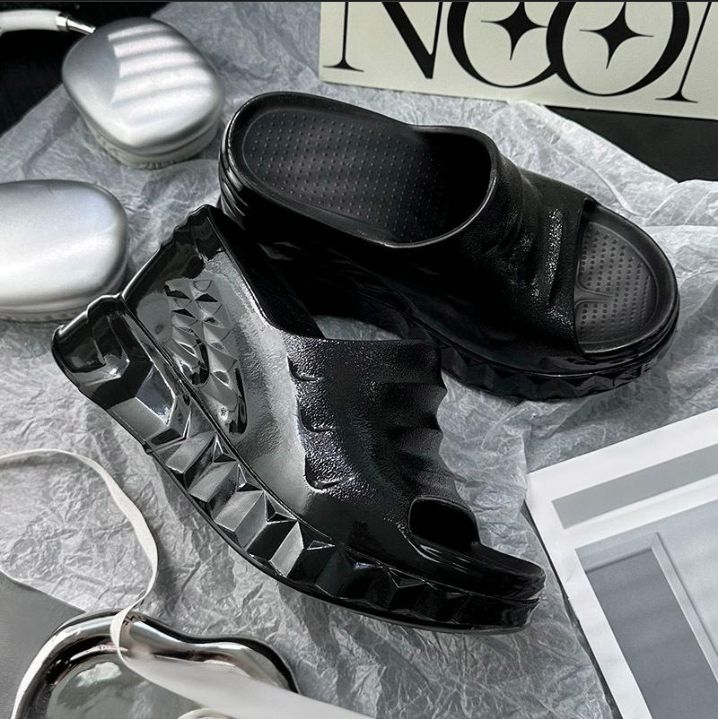 Women's Shoes Ant Love Spring And Summer New Fashion Platform Thick Bottom Beach Sandals Women's Heightening Wedge Heel Flip Flops_vogvips.com