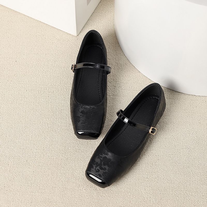 Gentle Mary Jane Women's Shoes - 26 Spring/Summer New Design - Low Heel Square Toe Soft Sole Sandals_vogvips.com
