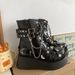 Thick-Soled Sweet Cool Design Martin For Women 2024 Autumn New British Style Motorcycle Versatile Street-Friendly_vogvips.com