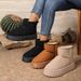 Winter Snow Boots Women, Plush Lined Non-Slip Platform Ankle Boots, Cozy Casual Slip-on Shoes, Bulk Wholesale_vogvips.com