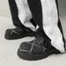 Euro Step Men's Leather Shoes New Season Niche Design Casual Stylish Fashion Versatile British Derby Chunky Sneakers_vogvips.com