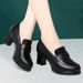 Soft Sole Comfortable German Training Shoes Casual Leather Sports Board Shoes Lightweight Single Shoes Women_vogvips.com