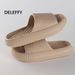 Women's 4CM Platform Slippers Summer Comfortable EVA Sandals Couples Home Wear Non-Slip Height Increasing Men's Shoes_vogvips.com