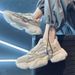 Spring New Breathable Mesh Sports Men's Korean Edition Versatile Thick Sole Casual Running Dad Trendy Shoes_vogvips.com