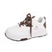 White Female Autumn New Breathable Children's Korean Version Versatile Thick Soled Sports Casual Board Shoes,_vogvips.com
